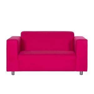 Sofa Oslo (2-Sitzer) Baumwollstoff Pink