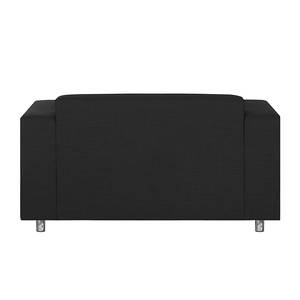 Sofa Oslo (2-Sitzer) Baumwollstoff Schwarz