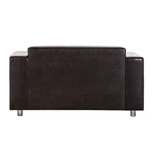 Sofa Oslo (2-Sitzer) Kunstleder - Dunkelbraun