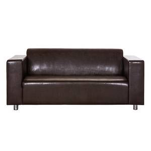 Sofa Oslo (3-Sitzer) Kunstleder - Dunkelbraun