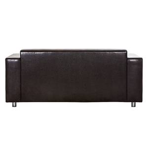 Sofa Oslo (3-Sitzer) Kunstleder - Dunkelbraun