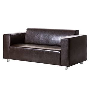 Sofa Oslo (3-Sitzer) Bycast Kunstleder Dunkelbraun