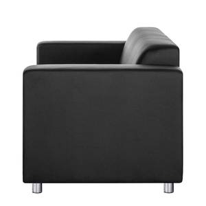 Sofa Oslo (3-Sitzer) Kunstleder Schwarz