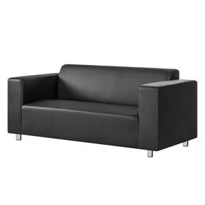 Sofa Oslo (3-Sitzer) Kunstleder Schwarz