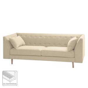 Sofa Panjas (3-Sitzer) Webstoff Warmes Beige