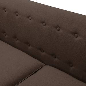 Sofa Panjas (3-Sitzer) Webstoff Espresso