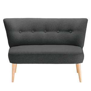 2-Sitzer Sofa Bumberry Webstoff Hanabi: Anthrazit