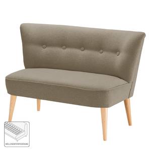 2-Sitzer Sofa Bumberry Webstoff Hanabi: Saharagrau