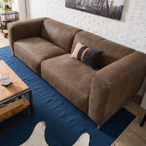 Sofa Pentre (3-Sitzer) Echtleder Nougat