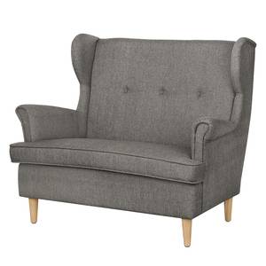 Sofa Piha (2-Sitzer) Flachgewebe Hellanthrazit