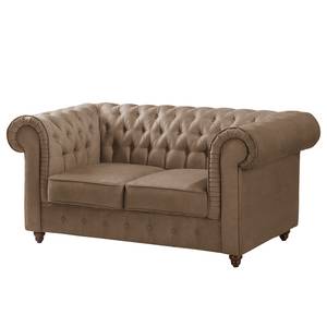 Sofa Pintano (2-Sitzer) Antiklederoptik - Congo Grau