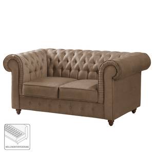 Sofa Pintano (2-Sitzer) Antiklederoptik - Congo Grau