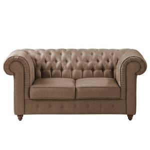 Sofa Pintano (2-Sitzer) Antiklederoptik - Congo Grau