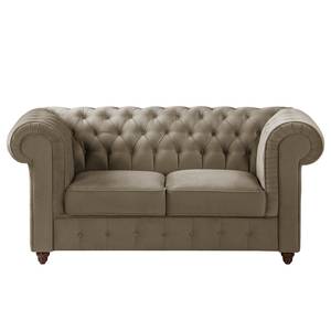 Sofa Pintano (2-Sitzer) Samt - Cappuccino