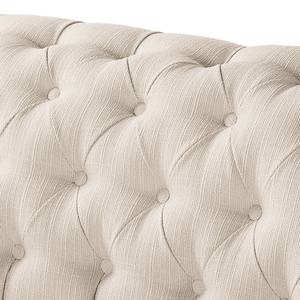 Fauteuil Chesterfield Pintano Tissu - Beige