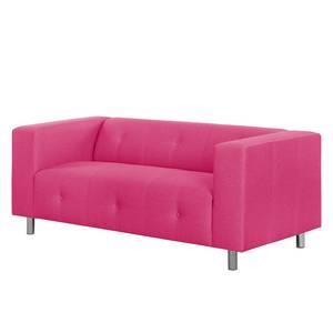 Canapé Pointon (2 places) Tissu - Fuchsia