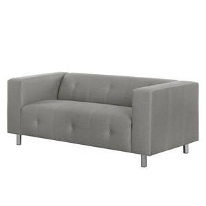 Sofa Pointon (2-Sitzer) Webstoff Silbergrau