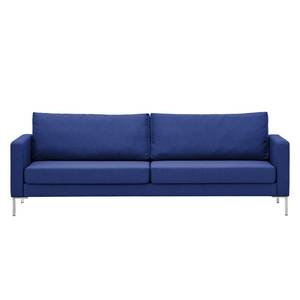 Sofa Portobello (3-Sitzer) Webstoff Stoff Ramira: Blau - Eckig