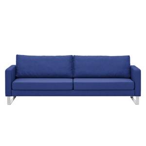 Sofa Portobello (3-Sitzer) Webstoff Stoff Ramira: Blau - Kufen