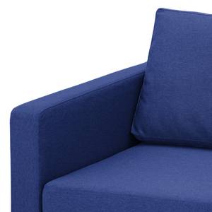 Sofa Portobello (3-Sitzer) Webstoff Stoff Ramira: Blau - Kufen