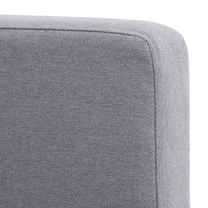 Sofa Portobello (3-Sitzer) Webstoff Stoff Ramira: Silber - Eckig