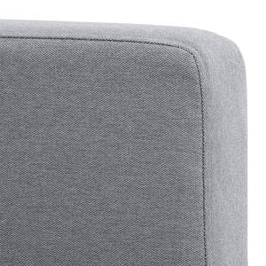 Sofa Portobello (3-Sitzer) Webstoff Stoff Ramira: Silber - Kufen