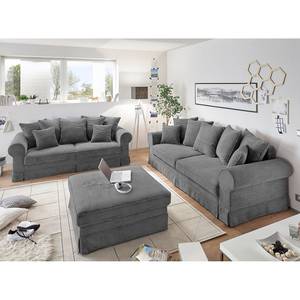 Sofa Portol (2,5 Sitzer) Cord Cord - Grau