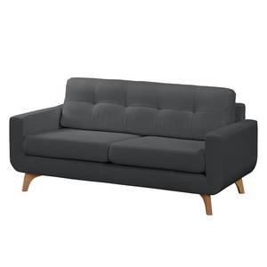 Sofa Postville (2-Sitzer) Strukturstoff - Grau