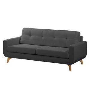 Sofa Postville (3-Sitzer) Strukturstoff - Grau