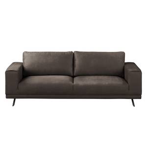 Sofa Ramilia (2,5-Sitzer) Antiklederlook - Braungrau