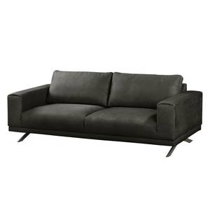 Sofa Ramilia (2,5-Sitzer) Antiklederlook - Dunkelgrau