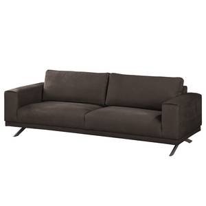 Sofa Ramilia (3-Sitzer) Antiklederlook - Braungrau