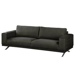 Sofa Ramilia (3-Sitzer) Antiklederlook - Dunkelgrau