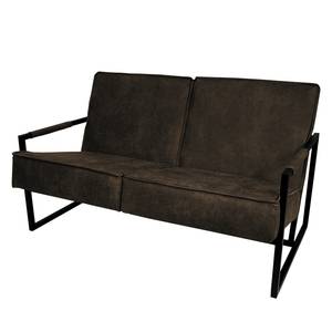 Sofa Rhode (2-Sitzer) Antiklederlook - Braungrau