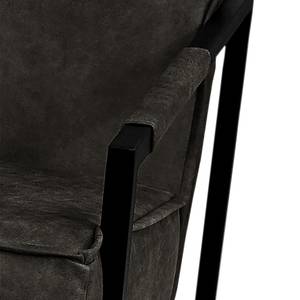 Sofa Rhode (2-Sitzer) Antiklederlook - Basalt