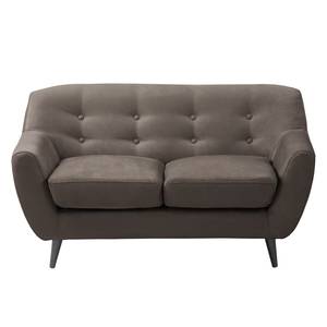 Sofa Rometta (2-Sitzer) Antiklederlook - Braungrau