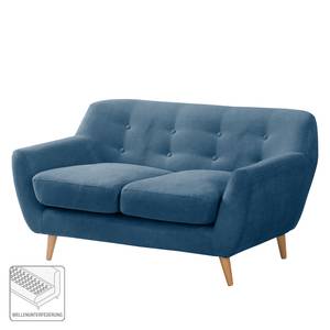 Sofa Rometta (2-Sitzer) Microfaser - Jeansblau