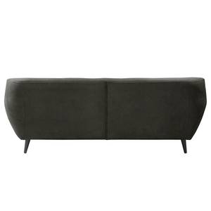 Sofa Rometta (3-Sitzer) Antiklederlook - Dunkelgrau