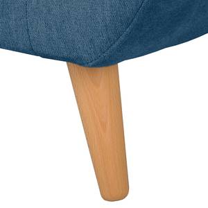 Sofa Rometta (3-Sitzer) Microfaser - Jeansblau