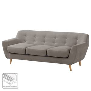 Sofa Rometta (3-Sitzer) Microfaser - Platin