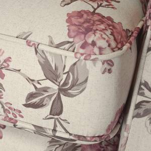 Fauteuil Rosehearty Tissu - Crème / Rose