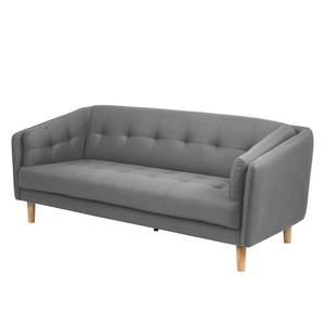 Sofa Round Rock Webstoff (3-Sitzer) Grau