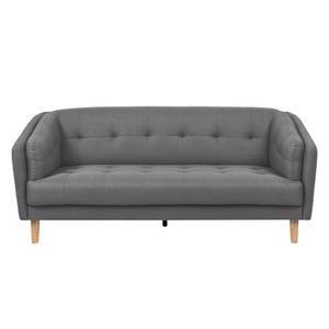 Sofa Round Rock Webstoff (3-Sitzer) Grau