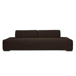 Sofa Roxbury (3-Sitzer) Webstoff Stoff Kiara: Schwarz-Braun - Breite: 200 cm