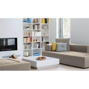 Sofa Roxbury (3-Sitzer) Webstoff Stoff Naya: Grau-Beige - Breite: 200 cm