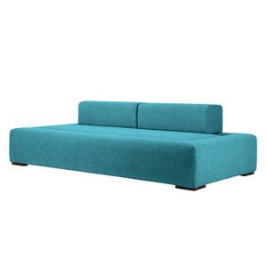 Sofa Roxbury (3-Sitzer) Webstoff Stoff Naya: Türkis - Breite: 220 cm