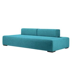 Sofa Roxbury (3-Sitzer) Webstoff Stoff Naya: Türkis - Breite: 200 cm