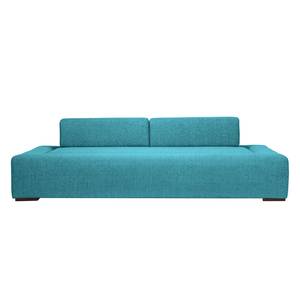 Sofa Roxbury (3-Sitzer) Webstoff Stoff Naya: Türkis - Breite: 200 cm