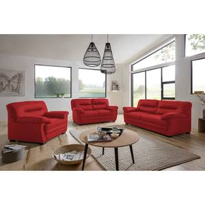 Sofa Royale (3-Sitzer) Kunstleder Rot