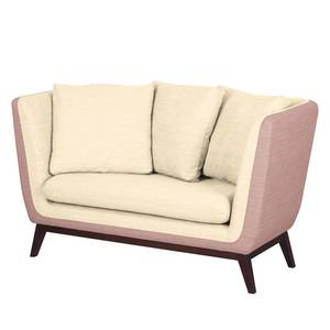 Sofa Sagone (2-Sitzer) Webstoff Lavendel / Cremeweiß